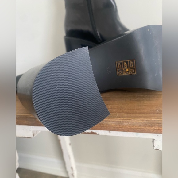 Jeffrey Campbell Women The Band Retro 90s Y2K Ins Black Platform Boots size 6.5 - Picture 6 of 6